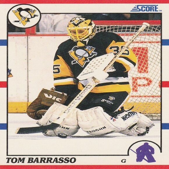 Tom Barrasso Pittsburgh Penguins NHL Hockey Card Collection - 10 Card Set - Picture 7 of 11